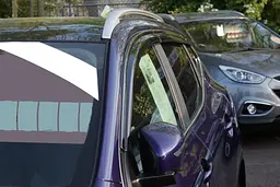 Дефлектори вікон ветровики для Nissan X-Trail T32 Rogue 2014-2020 6 шт (Auto Clover) AC D080 - мініатюра 5