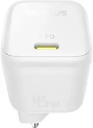 Сітчасте зарядне пристрій Baseus PicoGo GaN Fast Charger 1C 45W білий P10176800213-00 P10176800213-00 - мініатюра 3