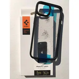Оригінальний протиударний чохол Spigen для iPhone 13 Ultra Hybrid Matte Black ACS03523 - мініатюра 2