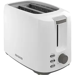 Тостер AIWA ASATAN ABT-700 750Вт 2 відділення мех. управління розморожування підігрів булочок білий