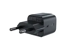 Мережевий зарядний пристрій Acefast A73 Mini PD20W GaN Black (6974316282648) - мініатюра 3