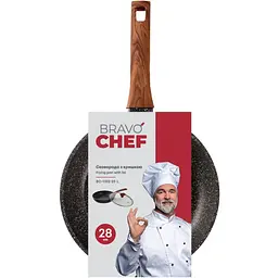Сковорода Bravo Chef з кришкою 28 см (BC-1102-28 L) - мініатюра 3