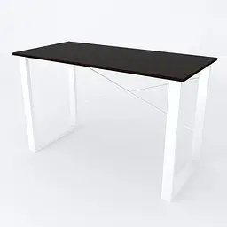 Письмовий стіл Ferrum-decor Драйв 750x1400x700 Білий метал ДСП Венге Магія 16 мм (FRD-105366) - мініатюра 3