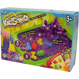 Живий кінетичний пісок із надувною пісочницею Kidsand Danko Toys - мініатюра 8