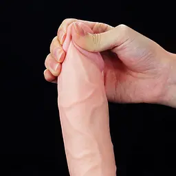 Фалоімітатор - Soft Ejaculation Cock With Ball 9" - мініатюра 4
