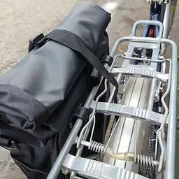 Багажна велосумка, велосипедна сумка 15L Trizand чорна - мініатюра 10