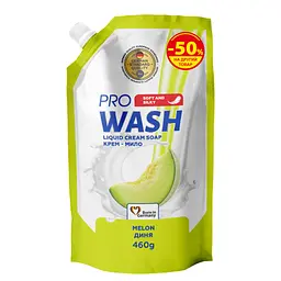 Набір побутової хімії Pro Wash Рідке крем-мило Диня 460 г + Засіб для миття посуду Лимон 460 г (4262396149022)