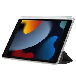 Чохол до планшета BeCover Ultra Slim Origami Transparent Apple Pencil Apple iPad 10.2 2019/2020/2021 Black (711098) - мініатюра 3