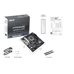 ASUS Материнська плата PRIME H810M-A WIFI s1851 H810 2xDDR5 M.2 HDMI DP Wi-Fi BT ATX - мініатюра 7