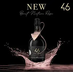 Вино ігристе 46 Parallel Grand Admiral Brut Nature Rose, рожеве, брют, 0,75 л - мініатюра 6