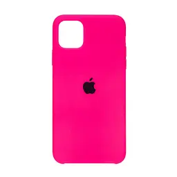 Силиконовый противоударный чехол-накладка для Apple iPhone 11 Pro Max, панель с защитой всего корпуса, софт-тач, electric pink, ArmorStandart (ARM56936)
