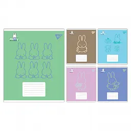 Набір зошитів учнівських Yes Miffy Bunny лінія 24 аркуші 20 шт 767623