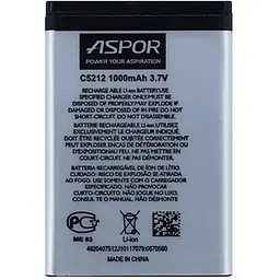 Акумулятор Aspor AB553446BU для Samsung C5212