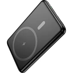 Зовнішній акумулятор Hoco J140A Tony MagSafe 5000mAh 20W Black (640626) [161339] - мініатюра 2