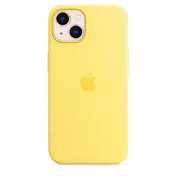 Чохол Silicone Case з MagSafe для Apple iPhone 13 (6.1) (Lemon Zest) ААА [69876] - мініатюра 6