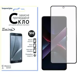 Стекло защитное Fine Line Full Glue POCO X7 Pro Black (FL-TGFG-393)