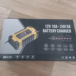 Автоматичний зарядний пристрій Foxsur 12-24V 10А для автоакумулятора - мініатюра 6