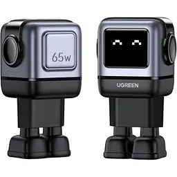 Мережевий зарядний пристрій Ugreen Uno CD361 Robot GaN Fast Charger 65W (25685) [159830] - мініатюра 3