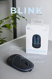 Бездротова миша на акумуляторі Proove Blink чорна - мініатюра 7