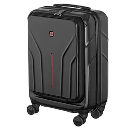 Wenger Валіза Wenger Amplix Hardside Carry-On, мала, з відсіком для н/б 16", полікарбонат, TSA, 4 колеса, розширення, USB, чорний - мініатюра 2