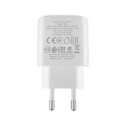 Мережевий Зарядний Пристрій BOROFONE BN3 Premium Type-C to Lightning PD 20W QC3.0 Білий - мініатюра 3