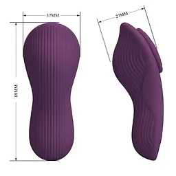 Вібратор Pretty Love Mobile App Control Mane Stimulator Purple - мініатюра 2