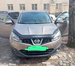 Дефлектор капоту мухобійка для Nissan Qashqa 2009-2014 Рестайлінг (Vip Tuning) NS34 - мініатюра 2