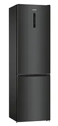 Холодильник Gorenje 185х60х60см 2 двері 204(96) л А++ NoFrost+ LED дисплей чорний (NRK6192ABK4) - мініатюра 15