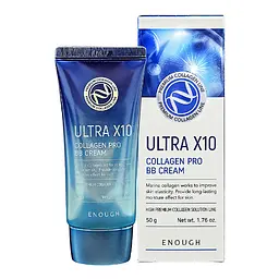 Тональний крем для обличчя BB Ultra X10 Collagen Pro BB Cream Enough 50 г