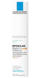 Коригуючий засіб проти недоліків і слідів постакне La Roche-Posay Effaclar Duo SPF30 для жирної проблемної шкіри 40 мл - мініатюра 3
