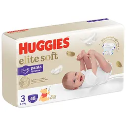 Підгузки Huggies Elite Soft 3 (6-11 кг) Mega 48 шт. (5029053549293) - мініатюра 3