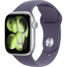 Смарт-годинник Apple Watch Series 11 GPS 42mm Silver Aluminum Case with Purple Fog Sport Band S/M (MEU64) [145299]