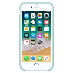 Чохол Silicone Case без Logo AA для Apple iPhone 11 Pro Max 6.5" Синій / Marine Green - мініатюра 2