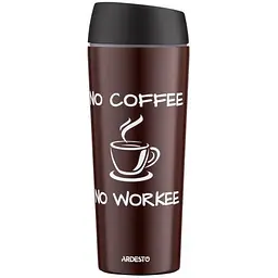 Термокухоль Ardesto Coffee Time 450 мл нержавіюча сталь коричневий