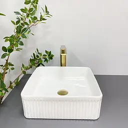 Умивальник VBI Bolzano white накладний VBI-013800, Білий - мініатюра 5
