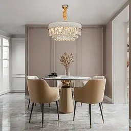 Красива кришталева люстра у вітальню Art 88205/800WH - мініатюра 5
