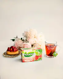 Чай чорний Pickwick, з полуницею, 30 г (20 шт. х 1,5 г) (907481) - мініатюра 7