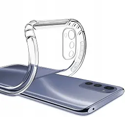 Панель BeCover Anti-Shock для Motorola Moto E32s Clear (709826) - мініатюра 4