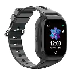 Чорний дитячий смарт годинник для хлопчика Lemfo F80 з GPS, 4G, відеозв’язком, SOS та прослуховуванням До 2 днів роботи - мініатюра 3