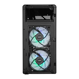 Корпус 2E Credo Plus V350BG без БР 1xUSB3.0 1х USB 2.0 1xUSB Type-C 3x120мм ARGB VGA 350мм LCS ready контролер з пультом TG Side Panel mATX чорний - мініатюра 7