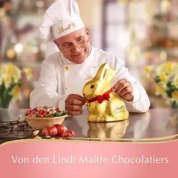 Фігурка Lindt Зайчик з молочного шоколаду 100 г - мініатюра 7