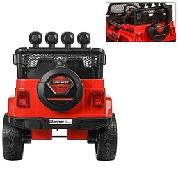 Дитячий електричний джип Bambi Racer 12V одномісний до 30 кг Червоний (DE-169-E-41) - мініатюра 3
