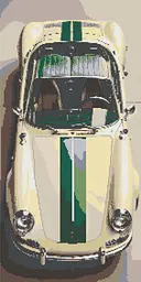 Алмазна мозаїка/вишивка Авто. Порш 40*80 см Орігамі OD 5127