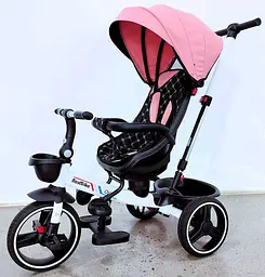 Велосипед 6390 – 16-002 "Oscar" BestTrike, колеса PU, складане кермо, з батьківською ручкою, в коробці (6800065160022) - мініатюра 2