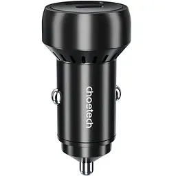 Зарядний пристрій Choetech USB-C+USB-A 60W QC3.0/PD/PPS black (TC0014-BK)