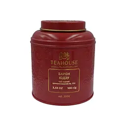 Чай чорний Teahouse Барон Юдзу №530 розсипний ароматизований 100 г у залізній банці - мініатюра 2