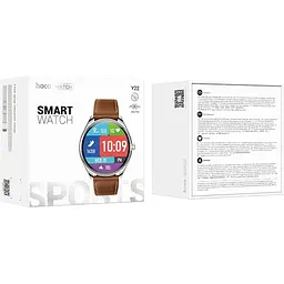 Смарт-годинник Hoco Y22 Smart Sports Watch (call version) Silver - мініатюра 3