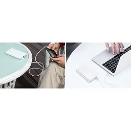 Портативна батарея Baseus Mini JA Fast Charge 30000 mAh PPJAN-C02 White - мініатюра 7