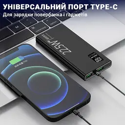 Повербанк 20000 mAh, 22.5W UFT PB-2U20 PD/QC з LED-дисплеєм - мініатюра 2