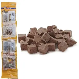 Ласощі для котів CattyMan Freeze Dried Chicken Liver Dice куряча печінка сублімована 4 шт. х 10 г